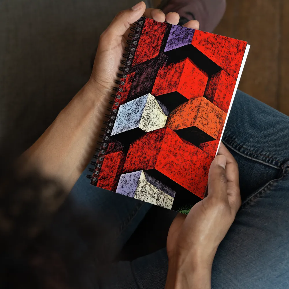Brutalist Geometric Abstraction 
 Spiral Notebook | 140 pages