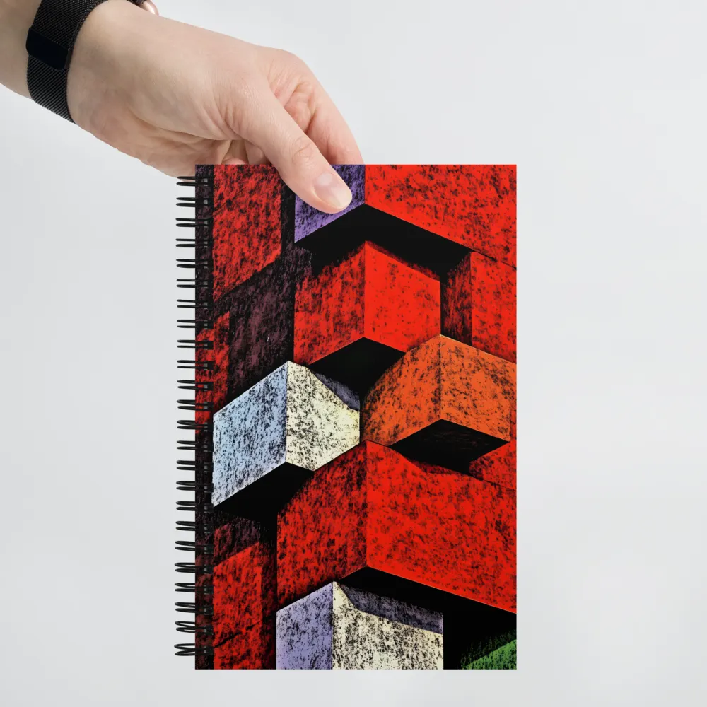 Brutalist Geometric Abstraction 
 Spiral Notebook | 140 pages