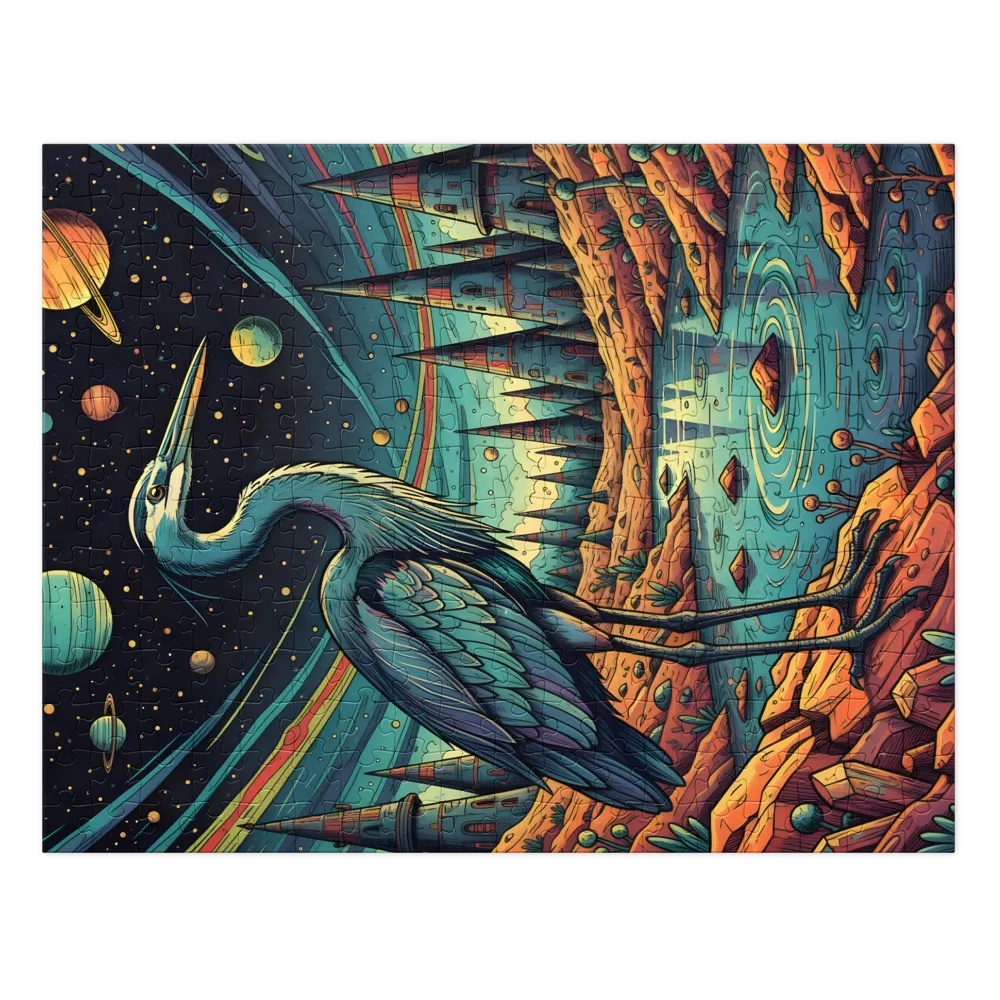 Cosmic Heron | Jigsaw Puzzles