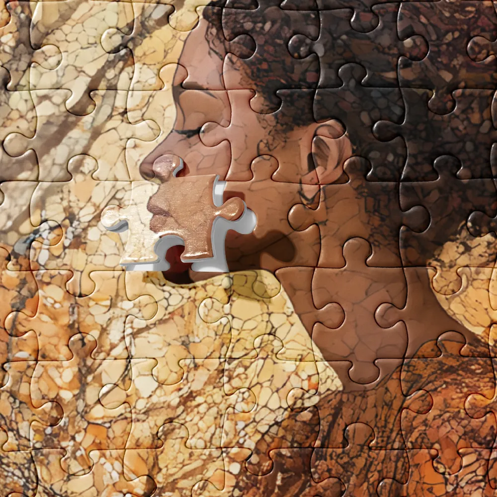 Autumn Contemplation 
 Jigsaw Puzzle in Tin Box
