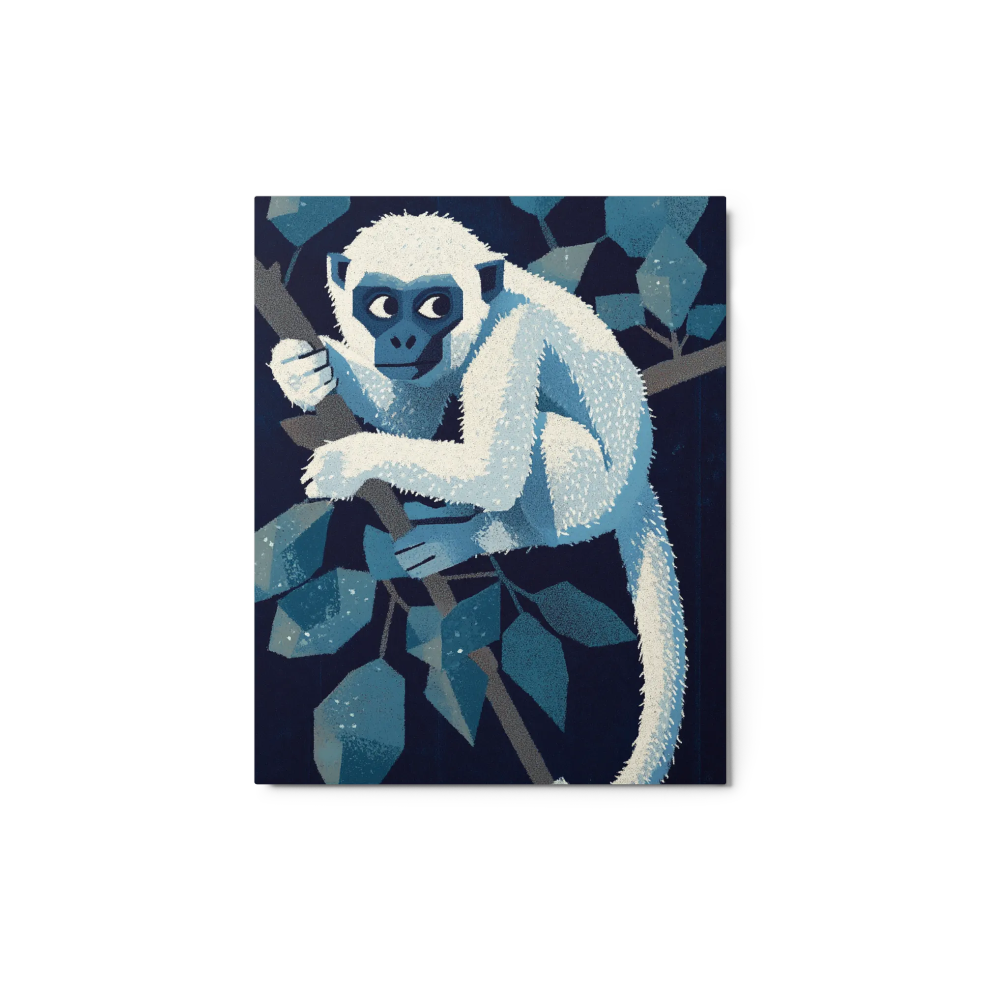 Curious White Monkey