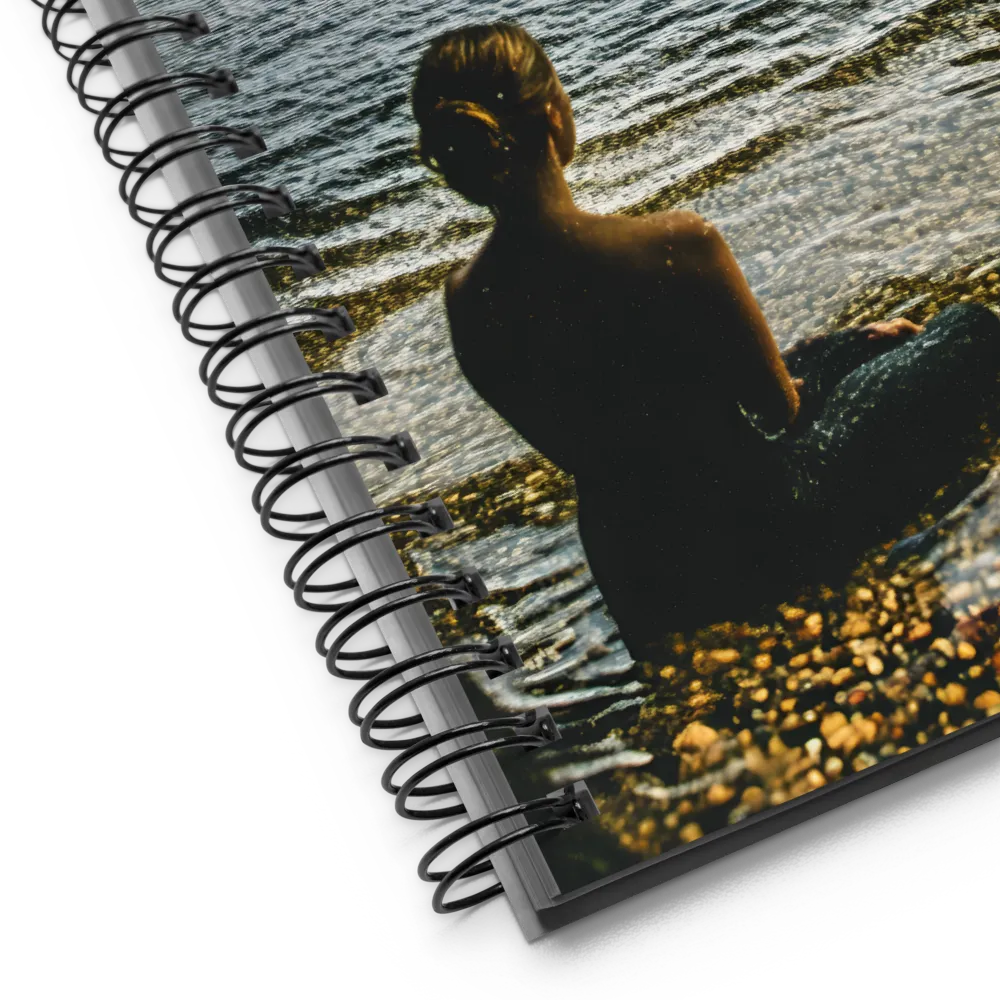 Ocean's Gentle Embrace 
 Spiral Notebook | 140 pages