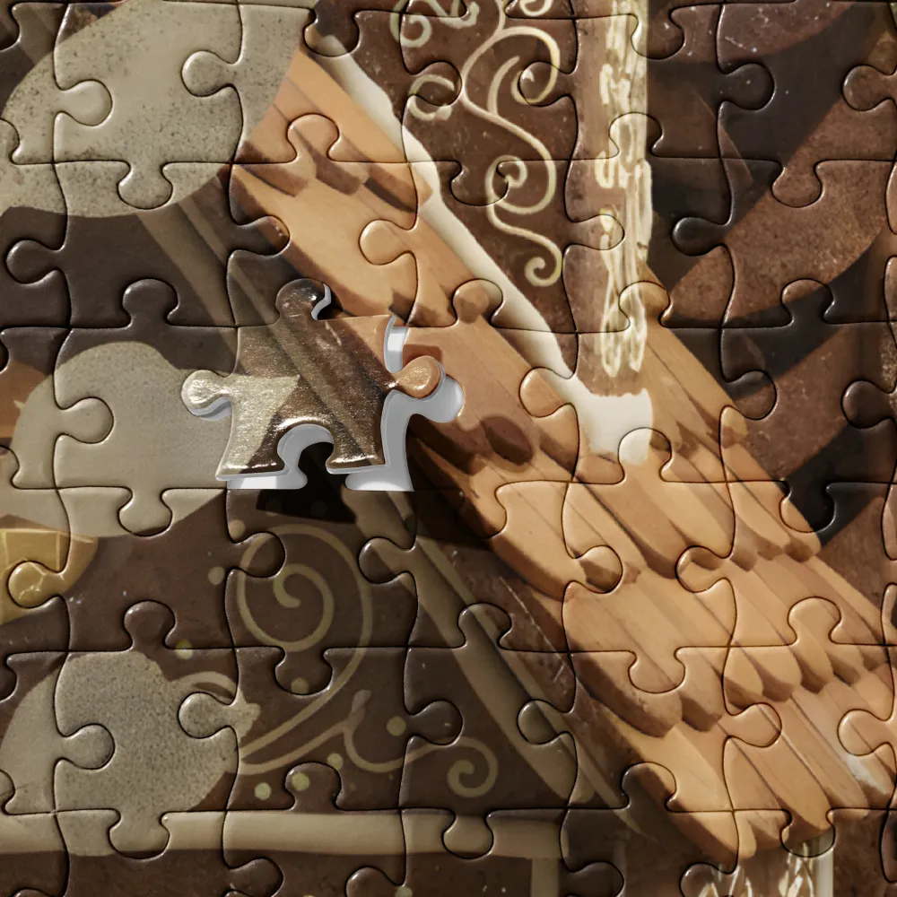 Gingerbread Cottage 
 Jigsaw Puzzle in Tin Box