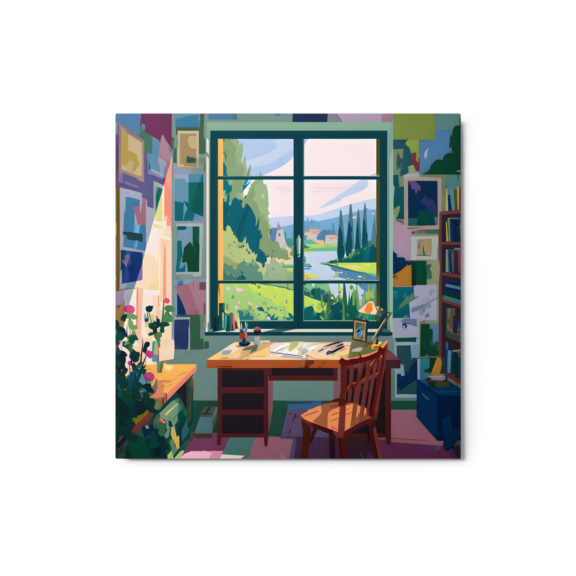 Sunlit Studio Window
