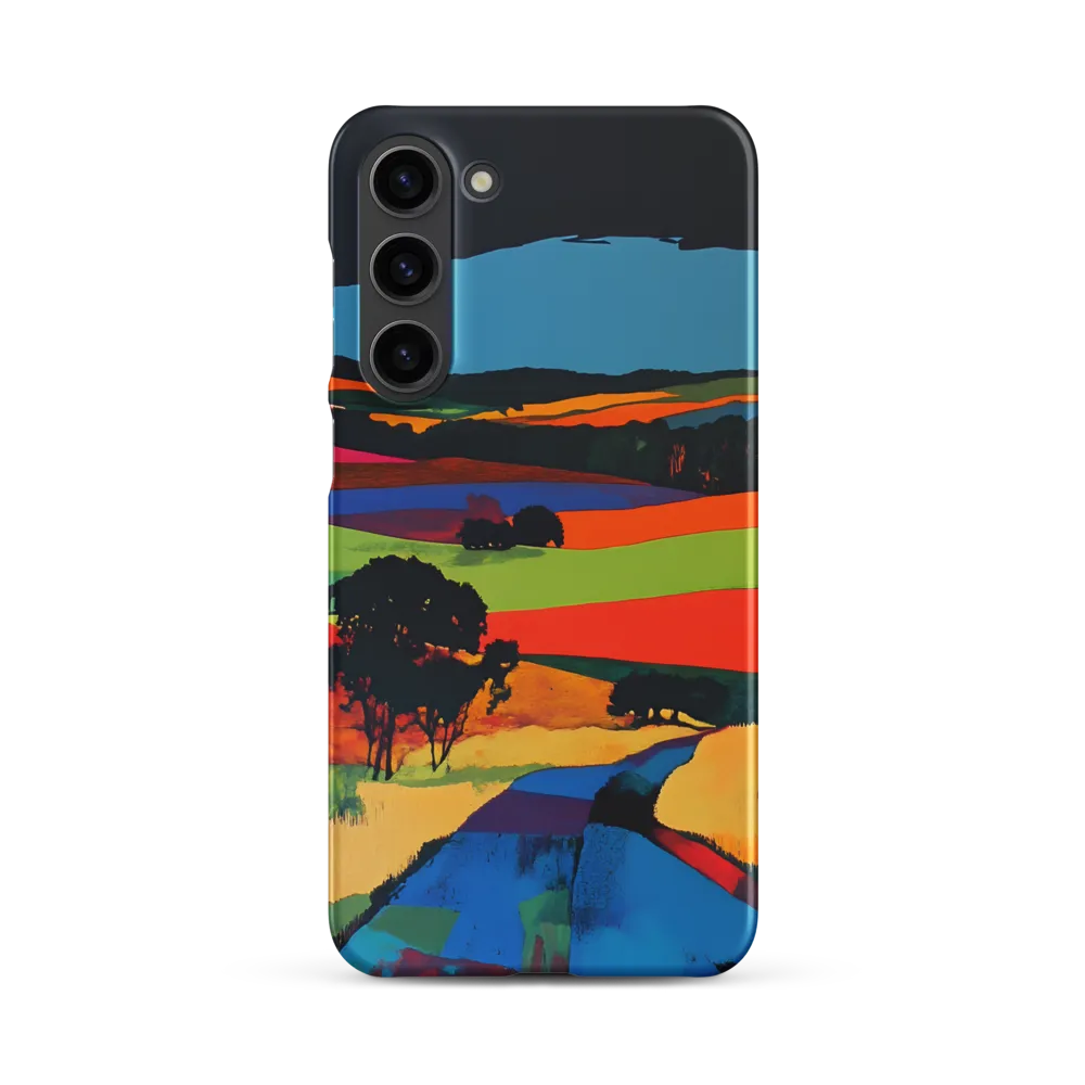 Vibrant Landscape with Road | Phone Case