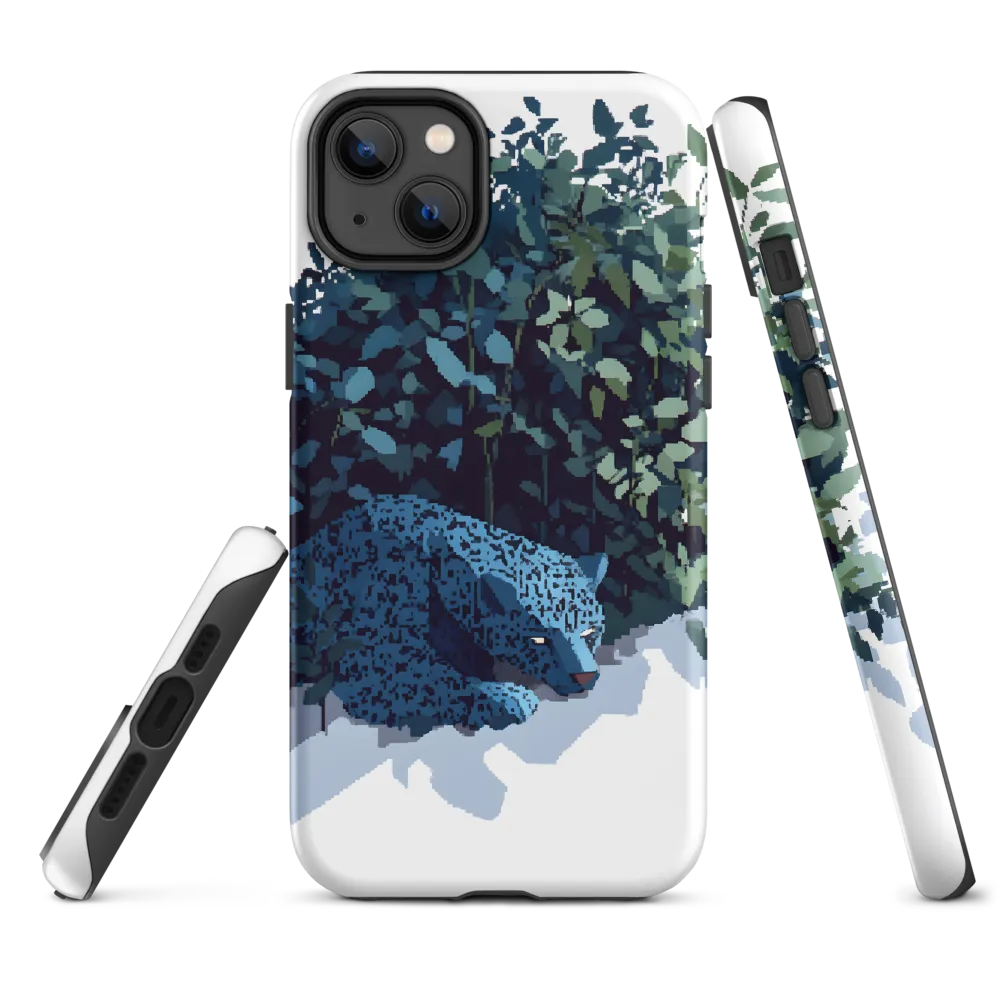 Jaguar Camouflaged in Foliage | Phone Case