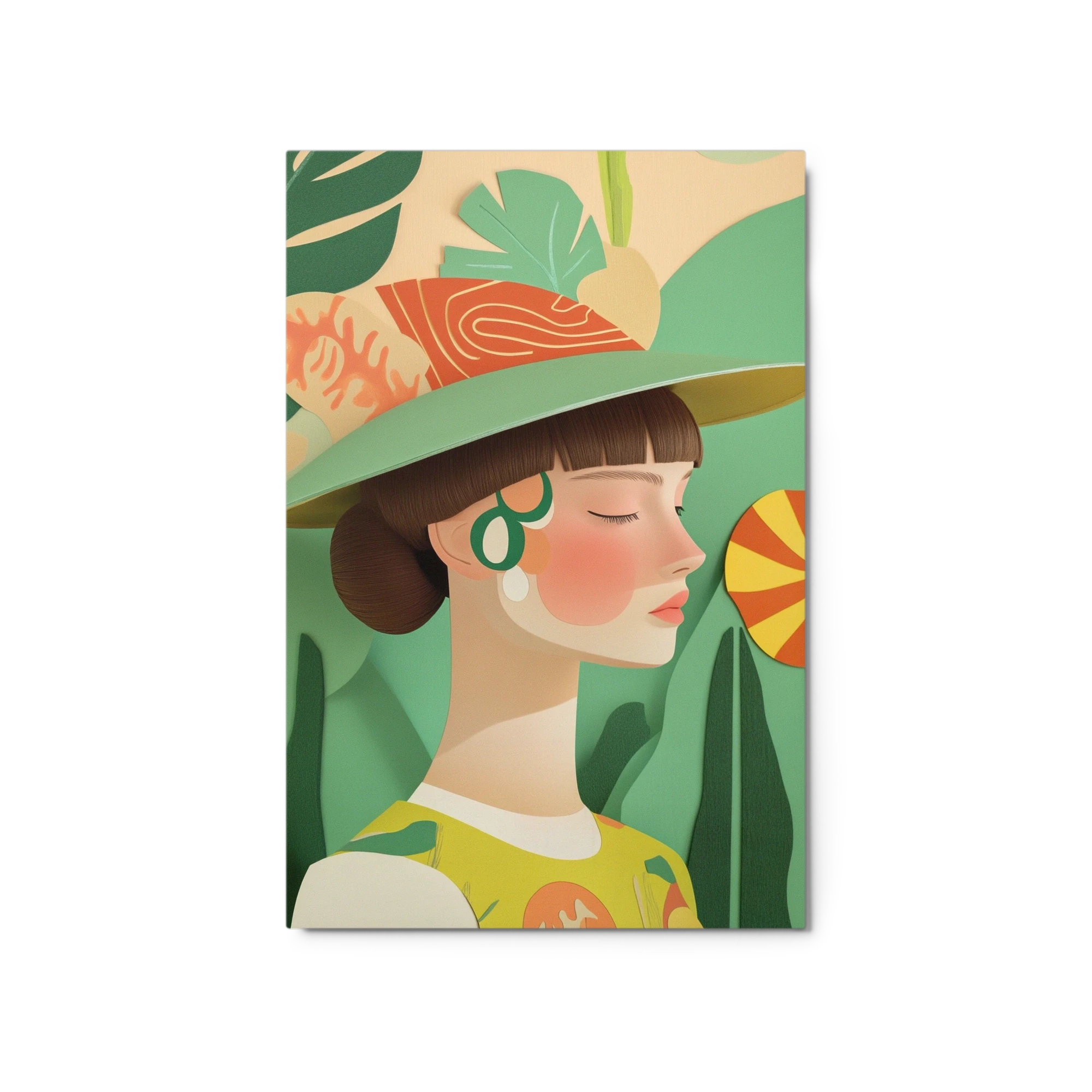 Modern Tropical Woman Portrait