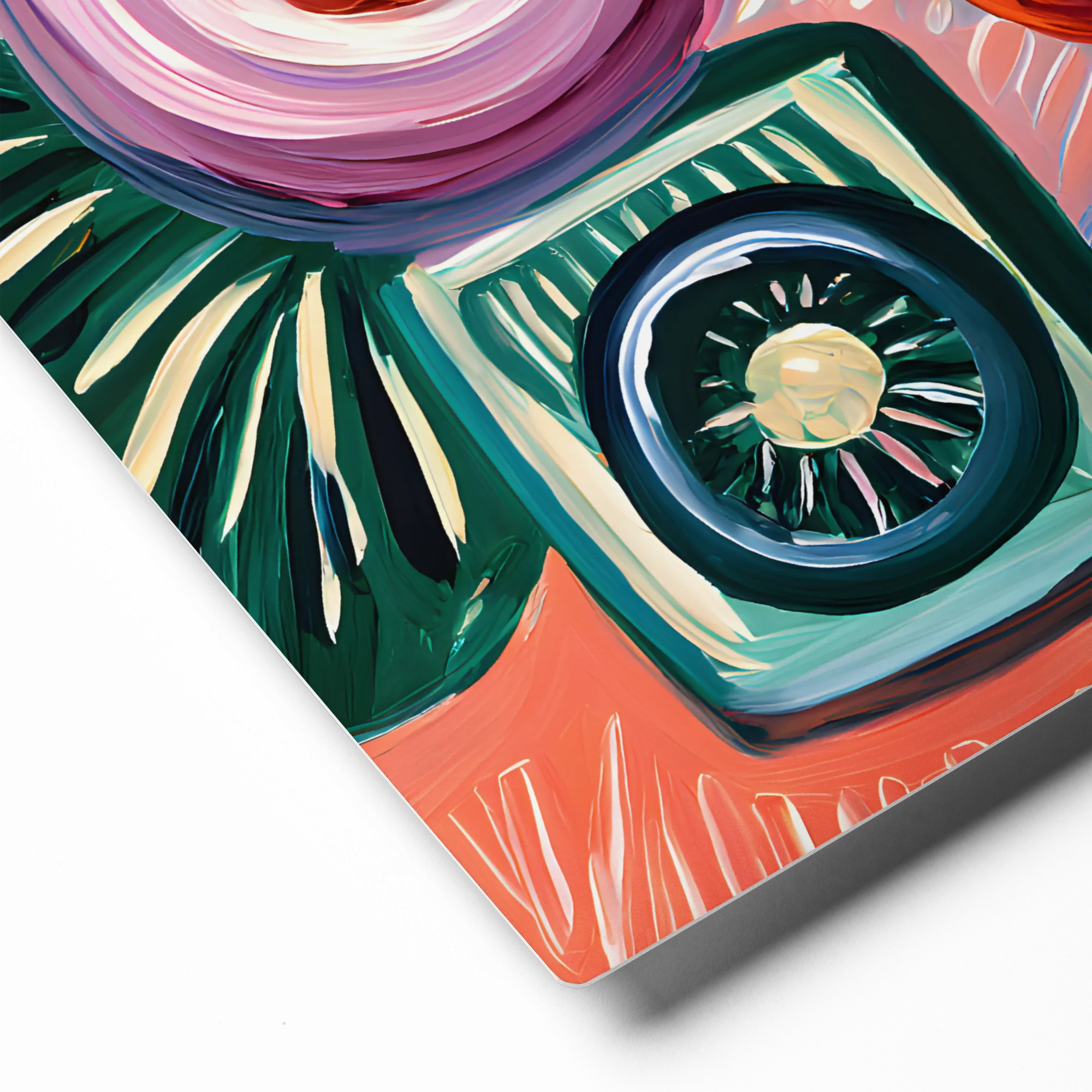 Impasto Playful Forms 
 Canvas | 18″x 18″