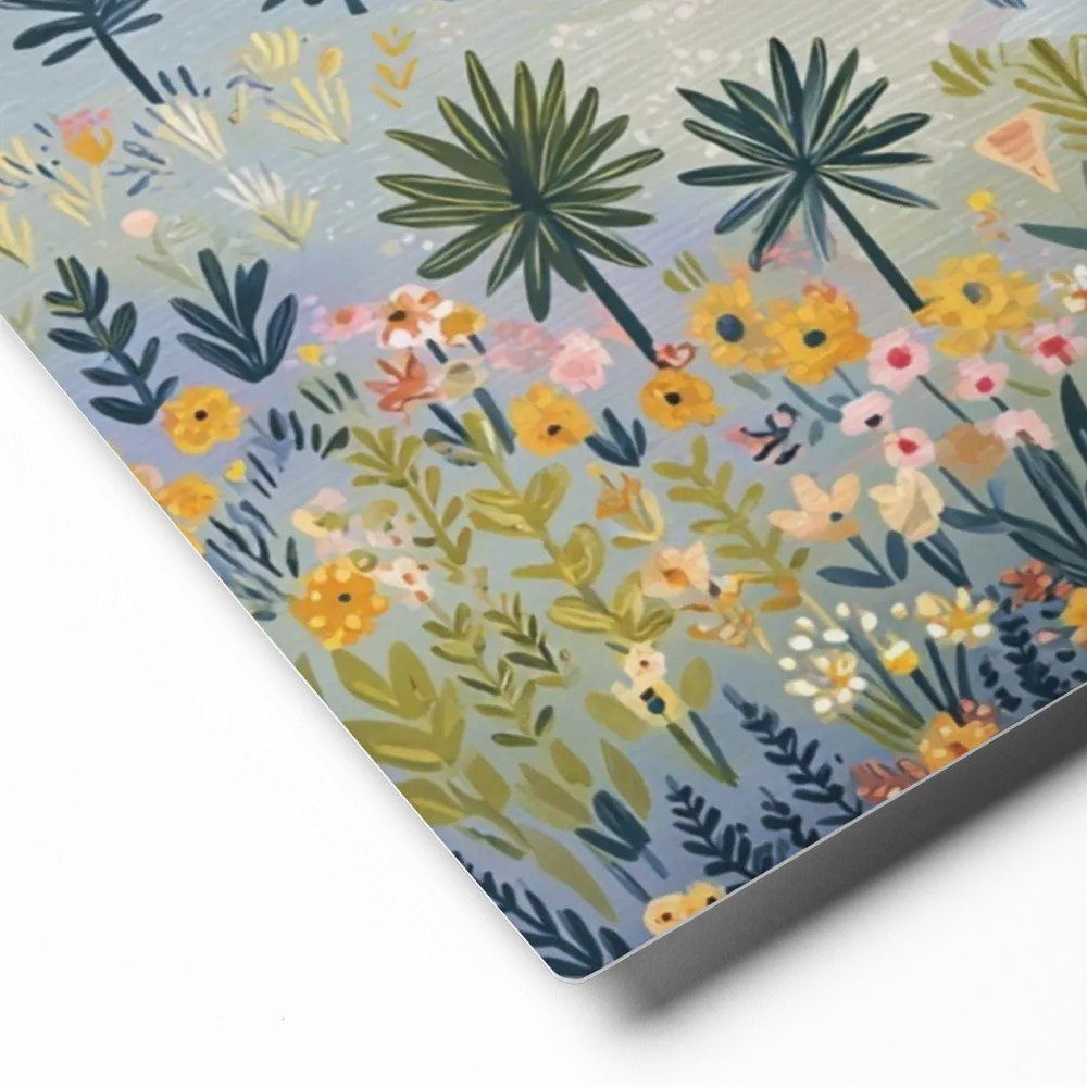 Serene Valley Blossom 
 Canvas | 8″x 8″