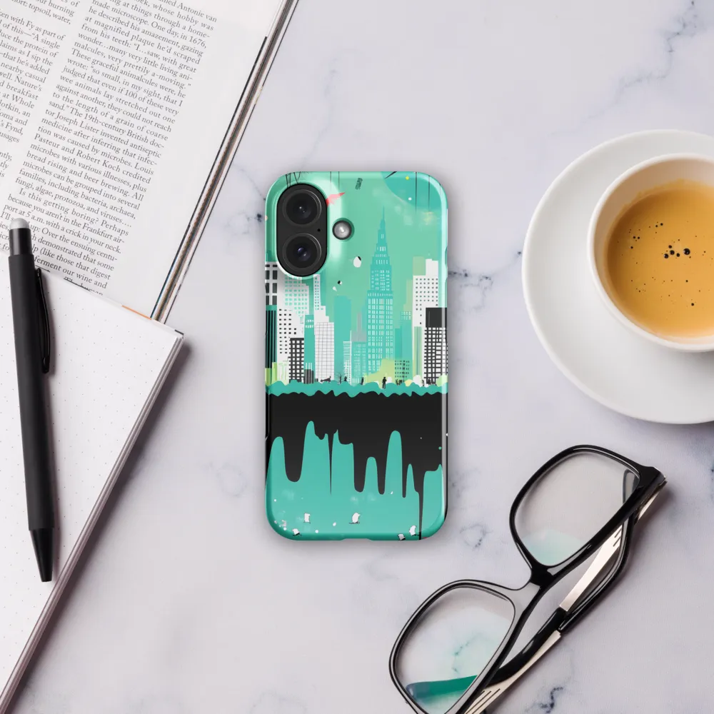Urban Dreamscape with Birds 
 Samsung Galaxy S22 | Snap Case