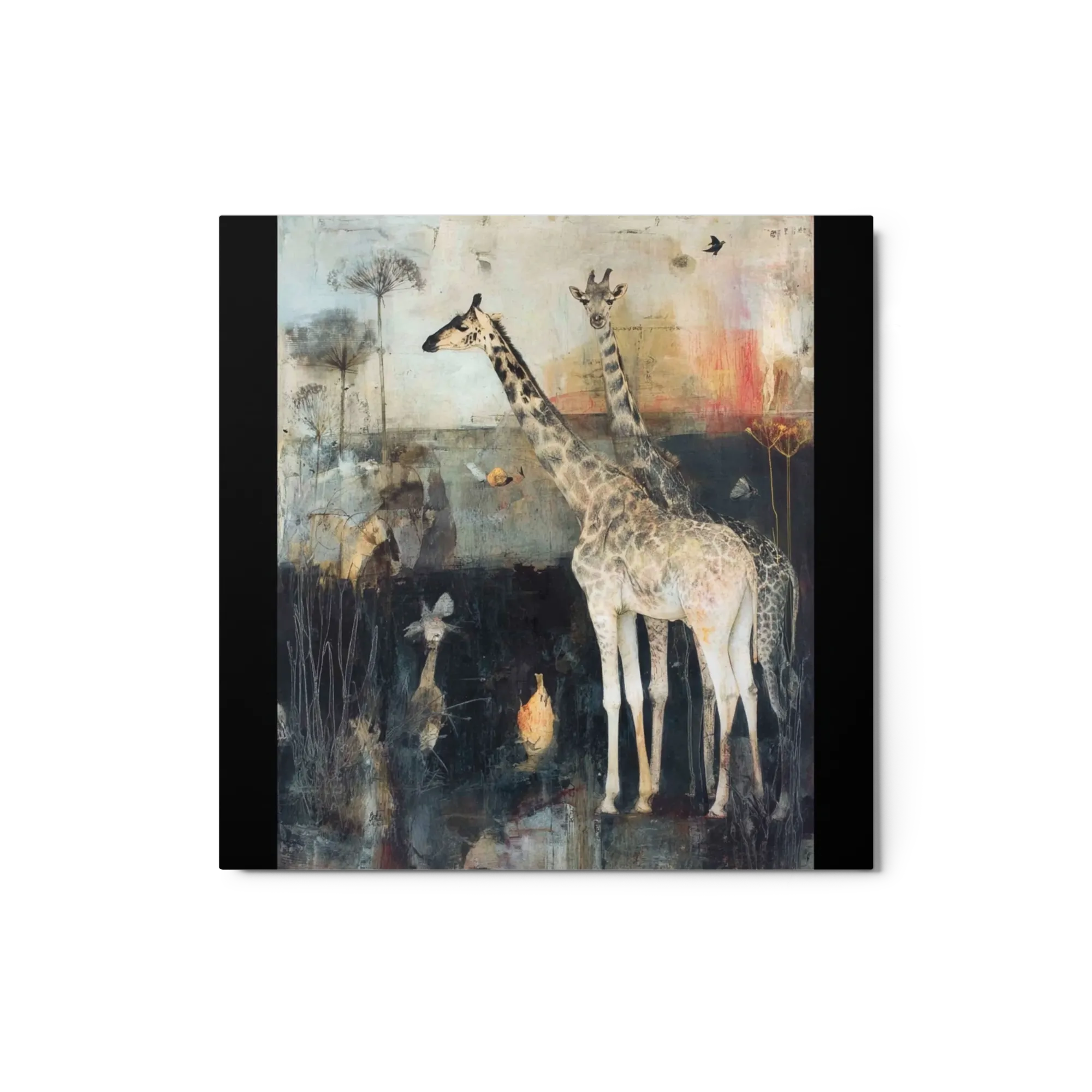 Silent Savanna Giraffes