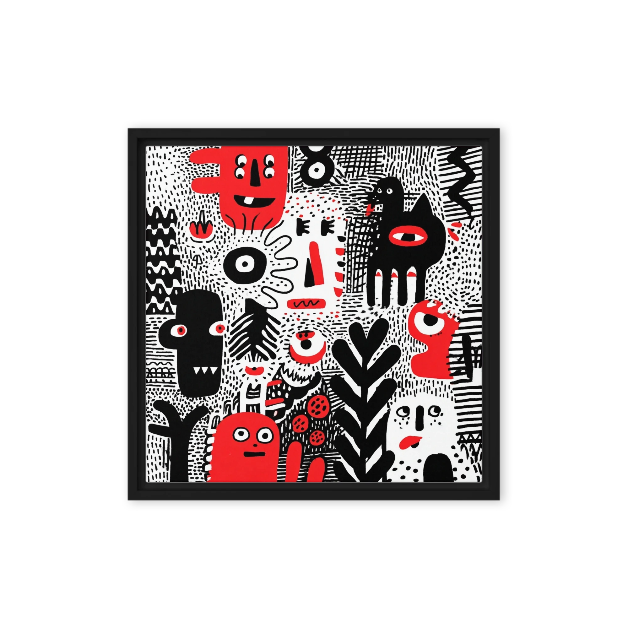 Red Monster Collage