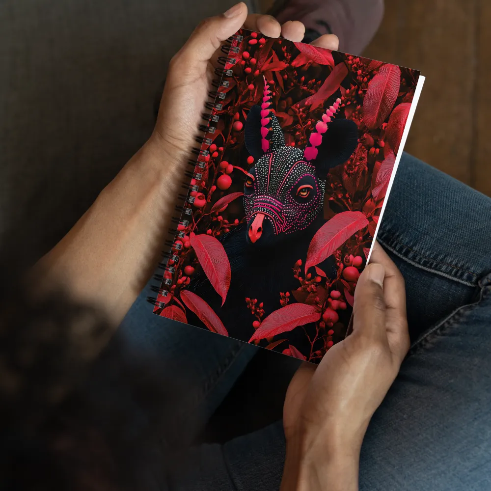 Mystical Antlered Vision 
 Spiral Notebook | 140 pages