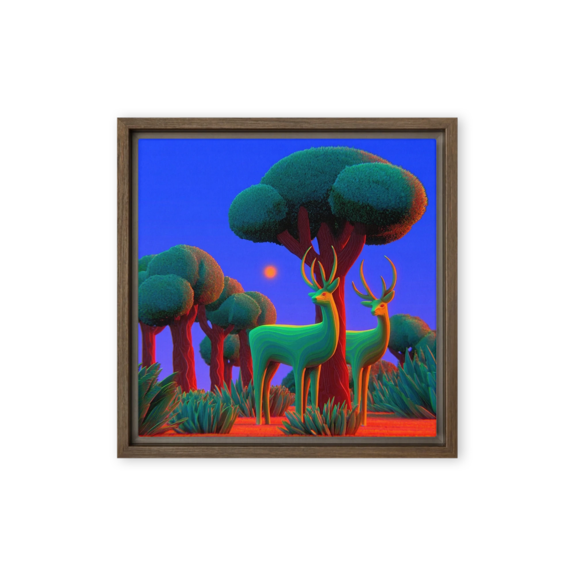 Luminous Forest Stags