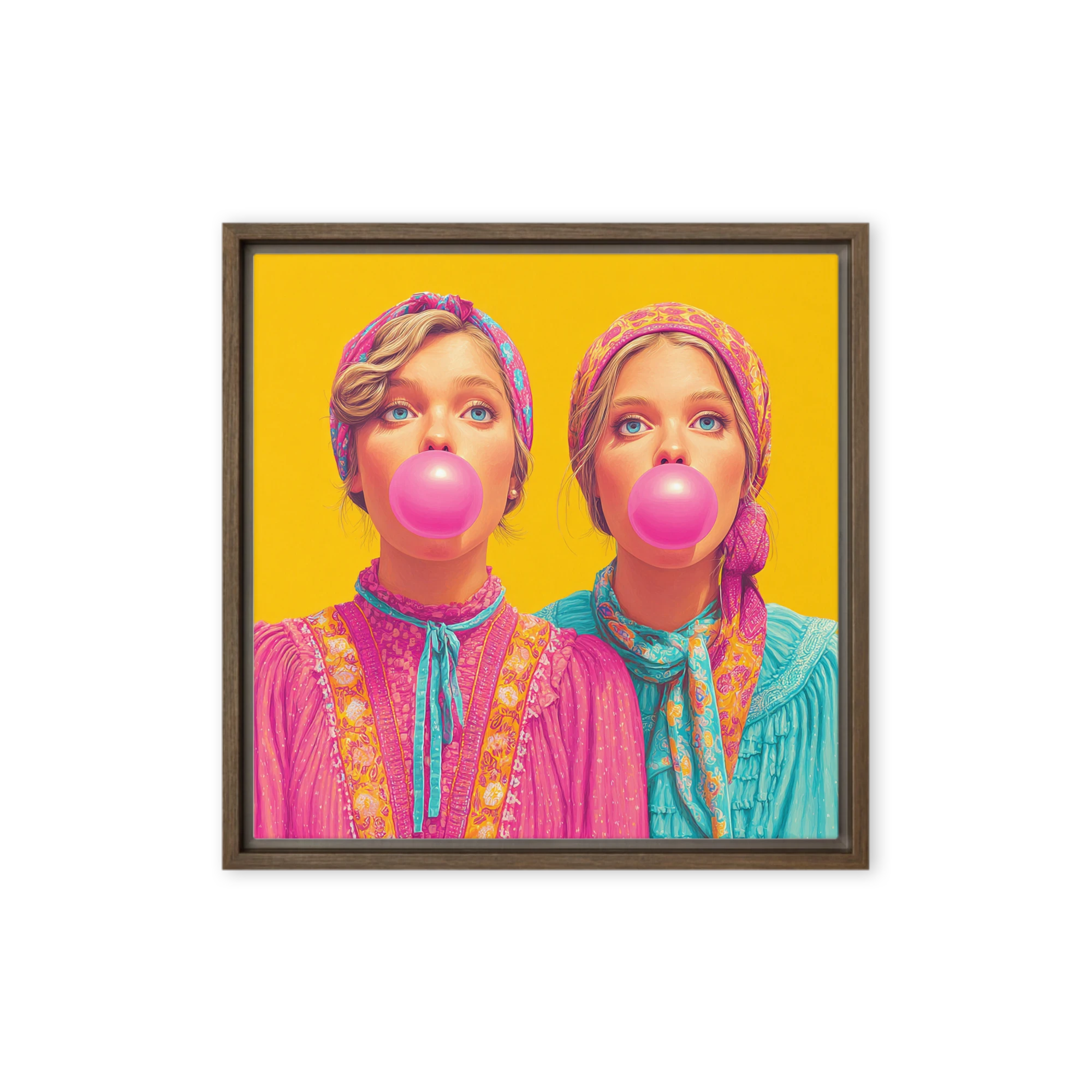 Pop Art Bubblegum Duo