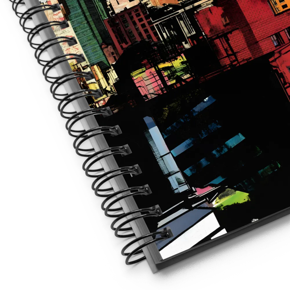 Urban Red Canvas 
 Spiral Notebook | 140 pages