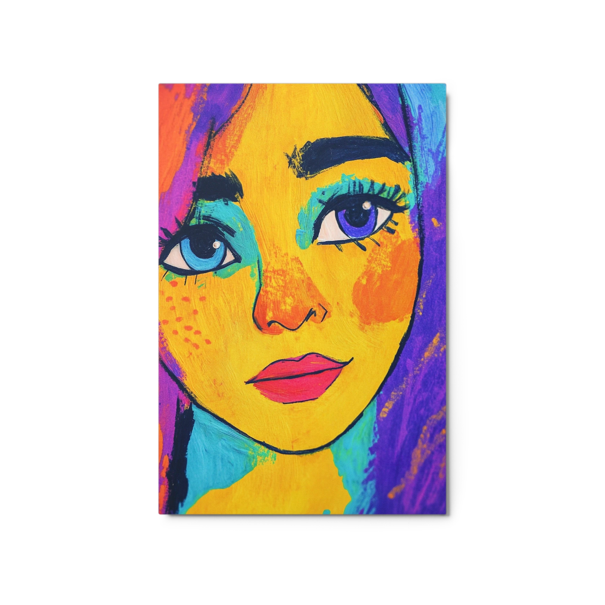 Vibrant Portrait of a Woman