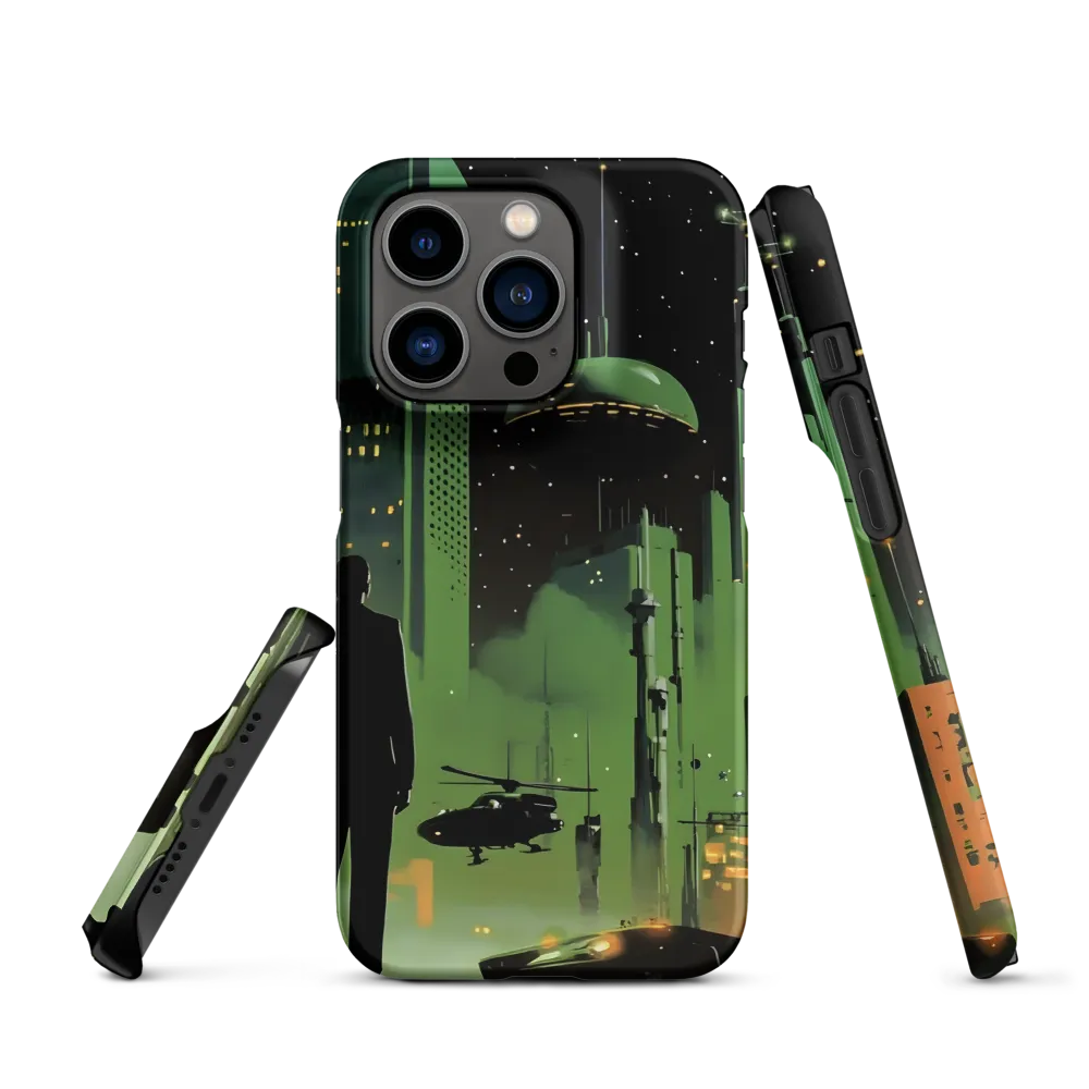 Futuristic Cityscape Illustration | Phone Case