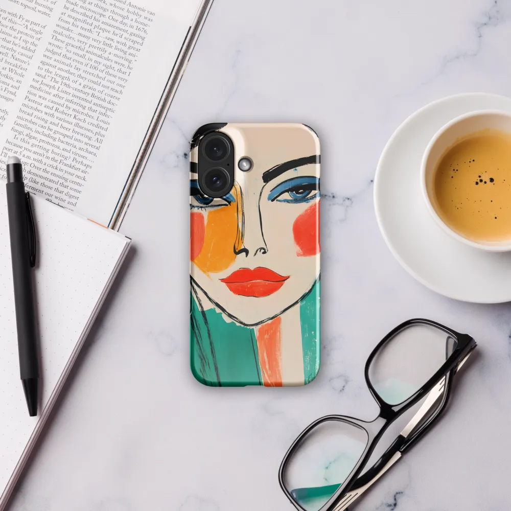 Expressive Pop Art Portrait 
 iPhone 14 Pro | Tough Case