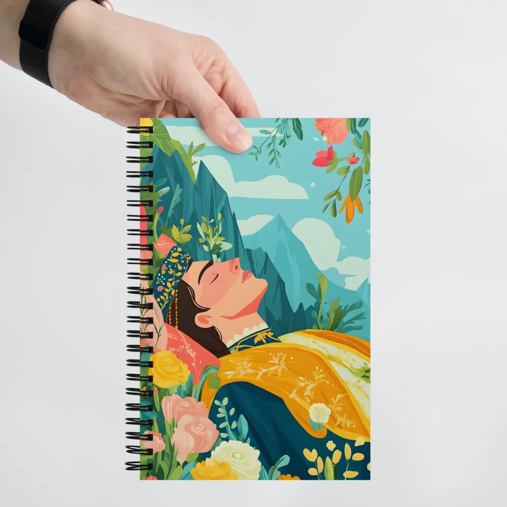 Dreamer in Bloom 
 Spiral Notebook | 140 pages