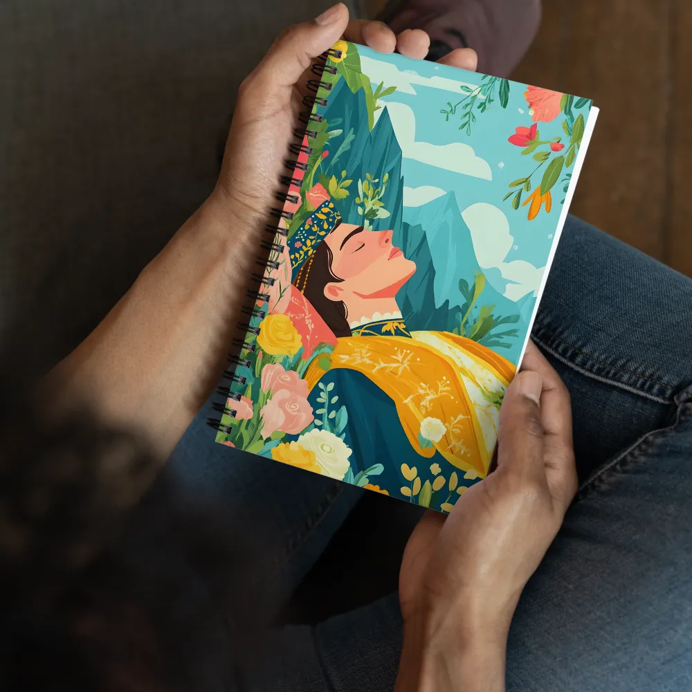 Dreamer in Bloom 
 Spiral Notebook | 140 pages
