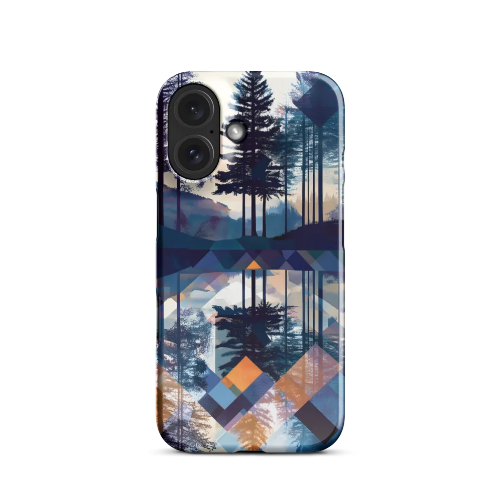 Geometric Forest Reflection 
 Samsung Galaxy S25 | Snap Case