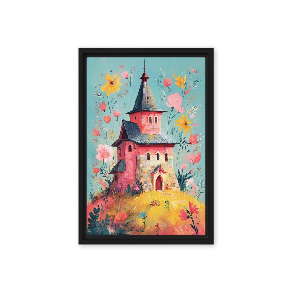 The Enchanted Blossom Cottage | Art Print