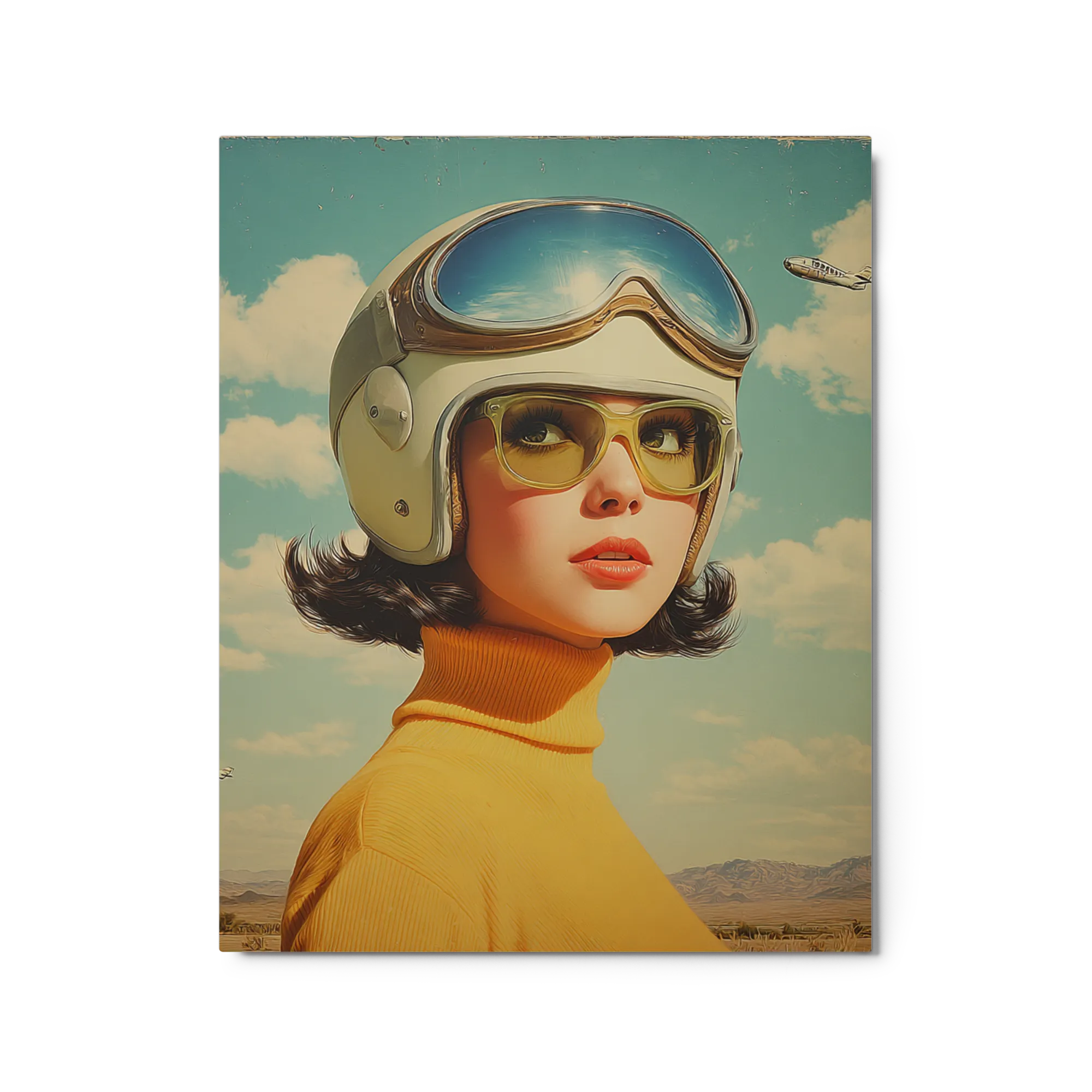Skyward Bound 
 Canvas with White Frame