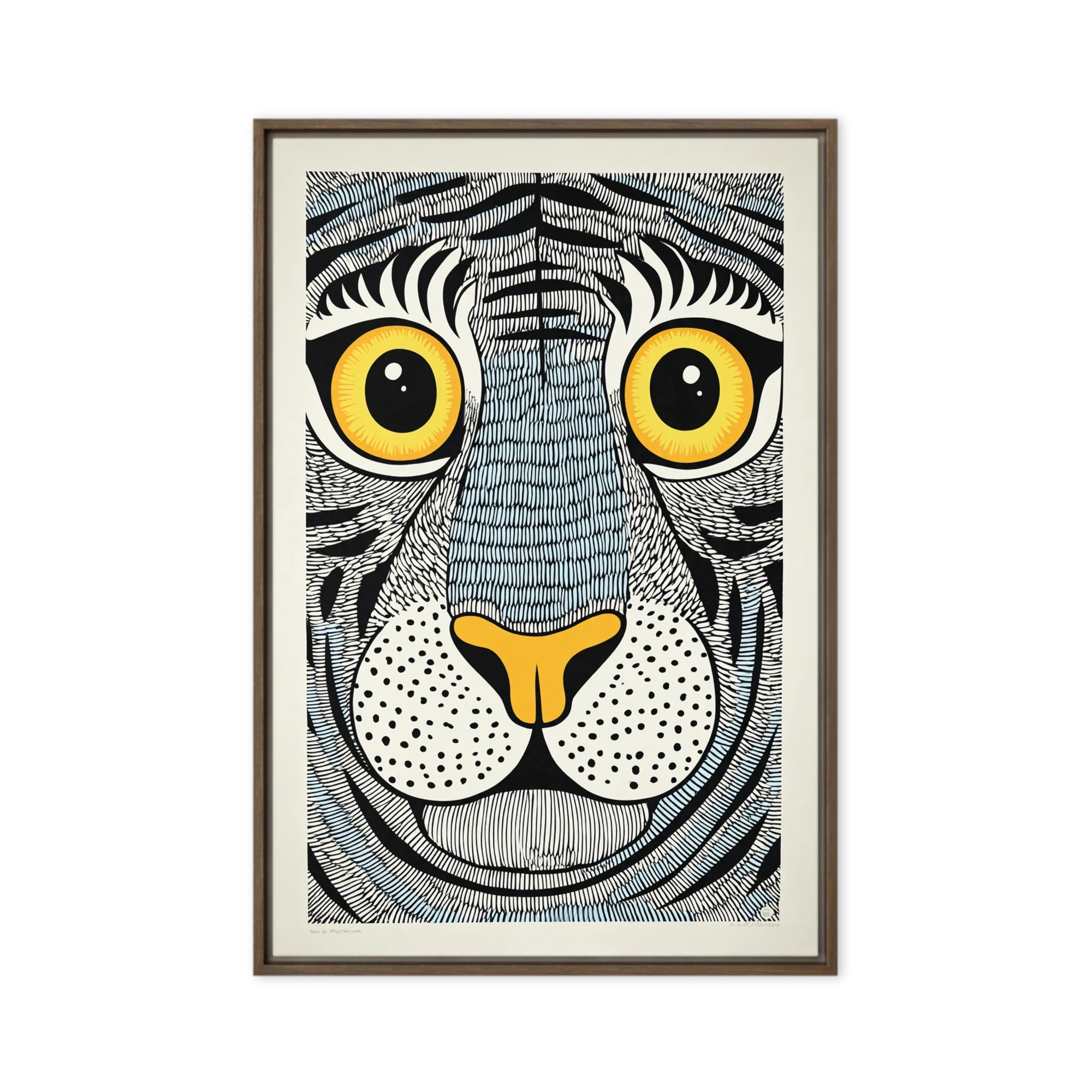 Graphic Tiger Face | Art Print