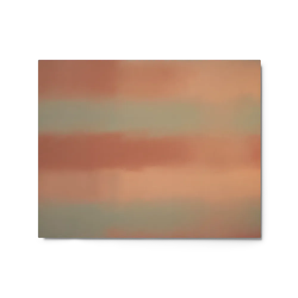 Muted Horizon 
 Paper Print With Red oak Frame & Mat | 18″x 24″