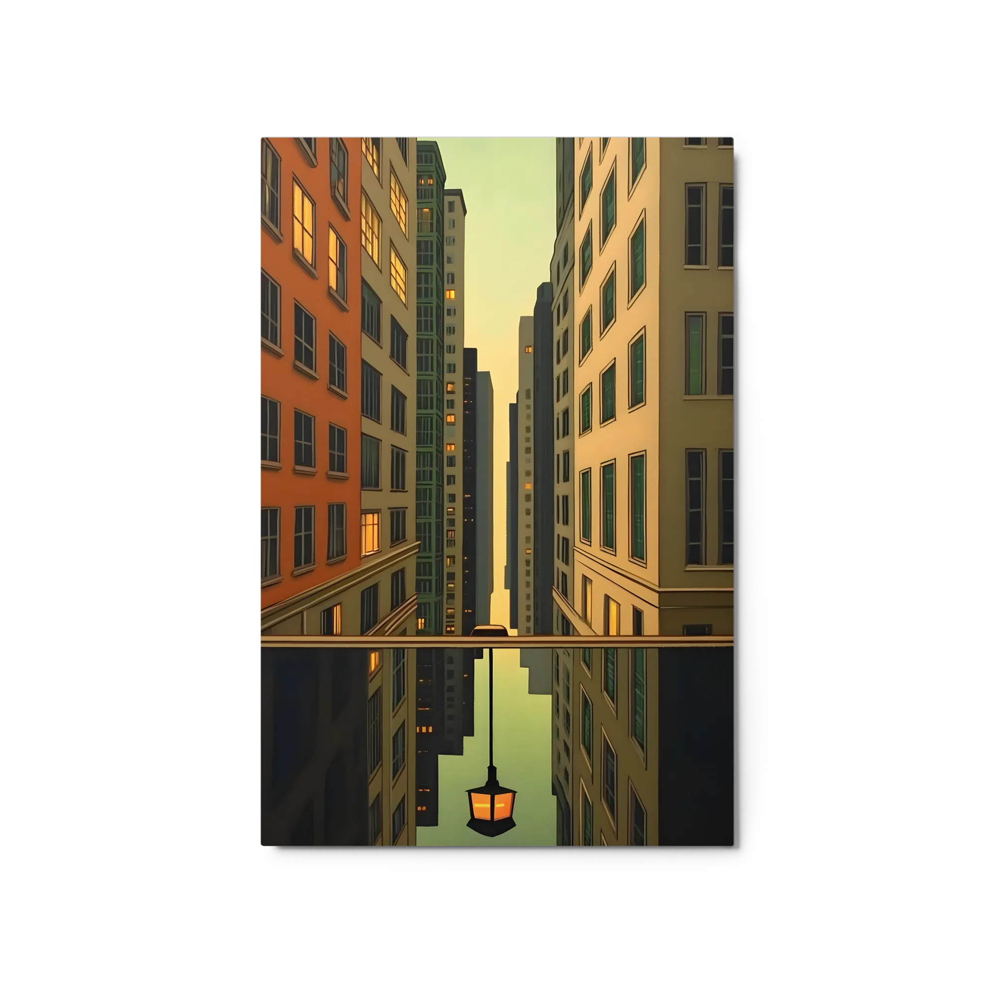 Riflesso Urbano al Crepuscolo