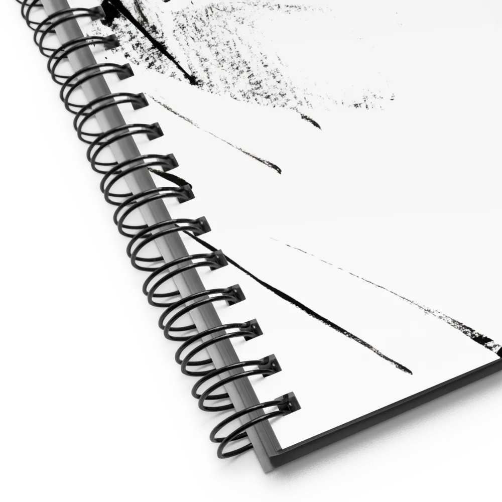 Gaze in Charcoal 
 Spiral Notebook | 140 pages