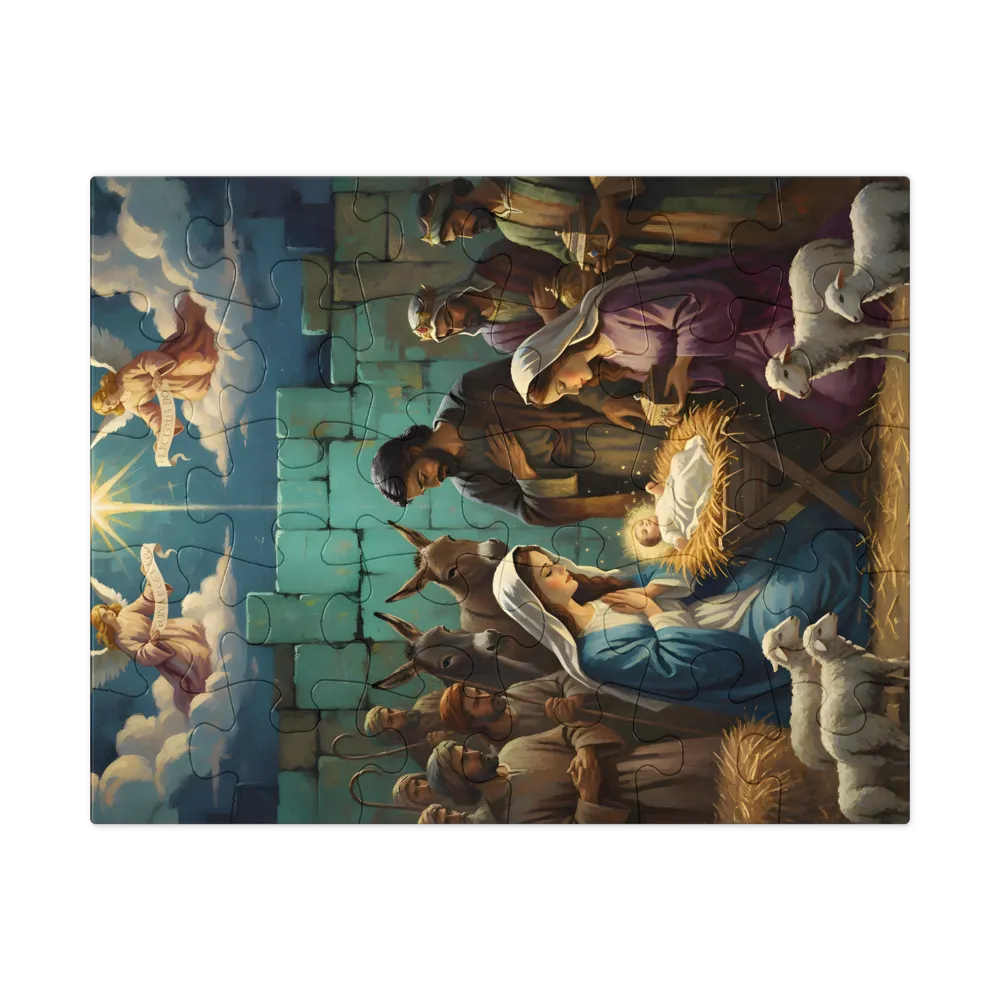 The Nativity 
 Jigsaw Puzzle in Tin Box