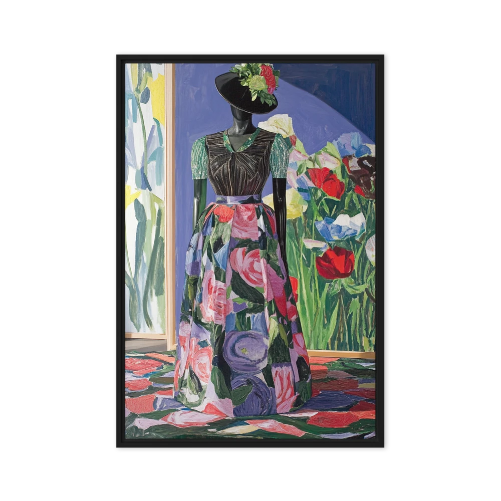 Floral Impression on Mannequin | Art Print