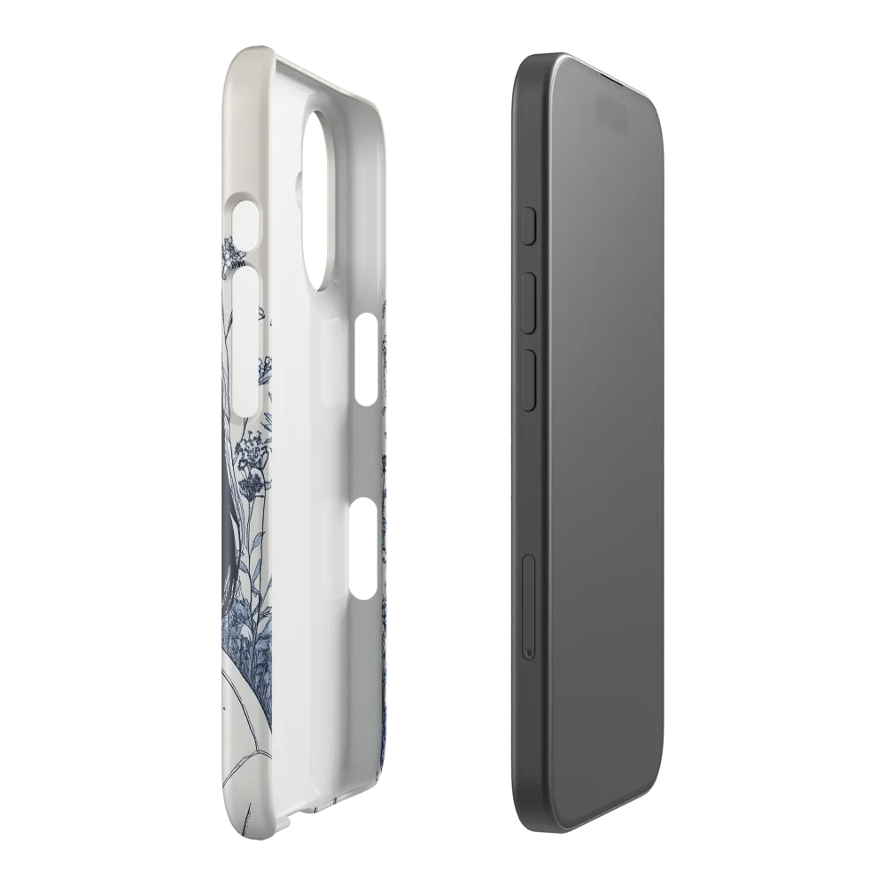 Contemplation Among Flowers 
 iPhone 16 Pro Max | Tough Case