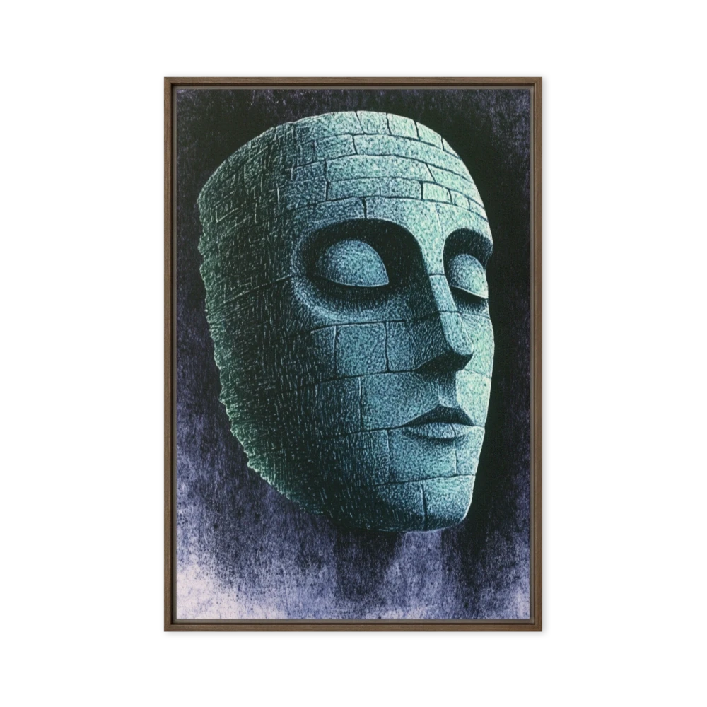 Surreal Abstract Face Sculpture