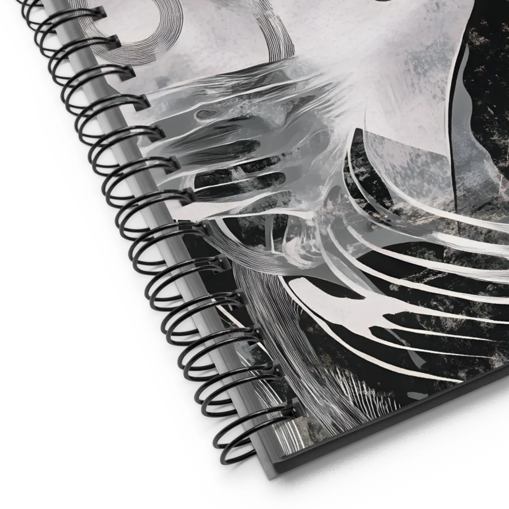 Whispers in Monochrome 
 Spiral Notebook | 140 pages