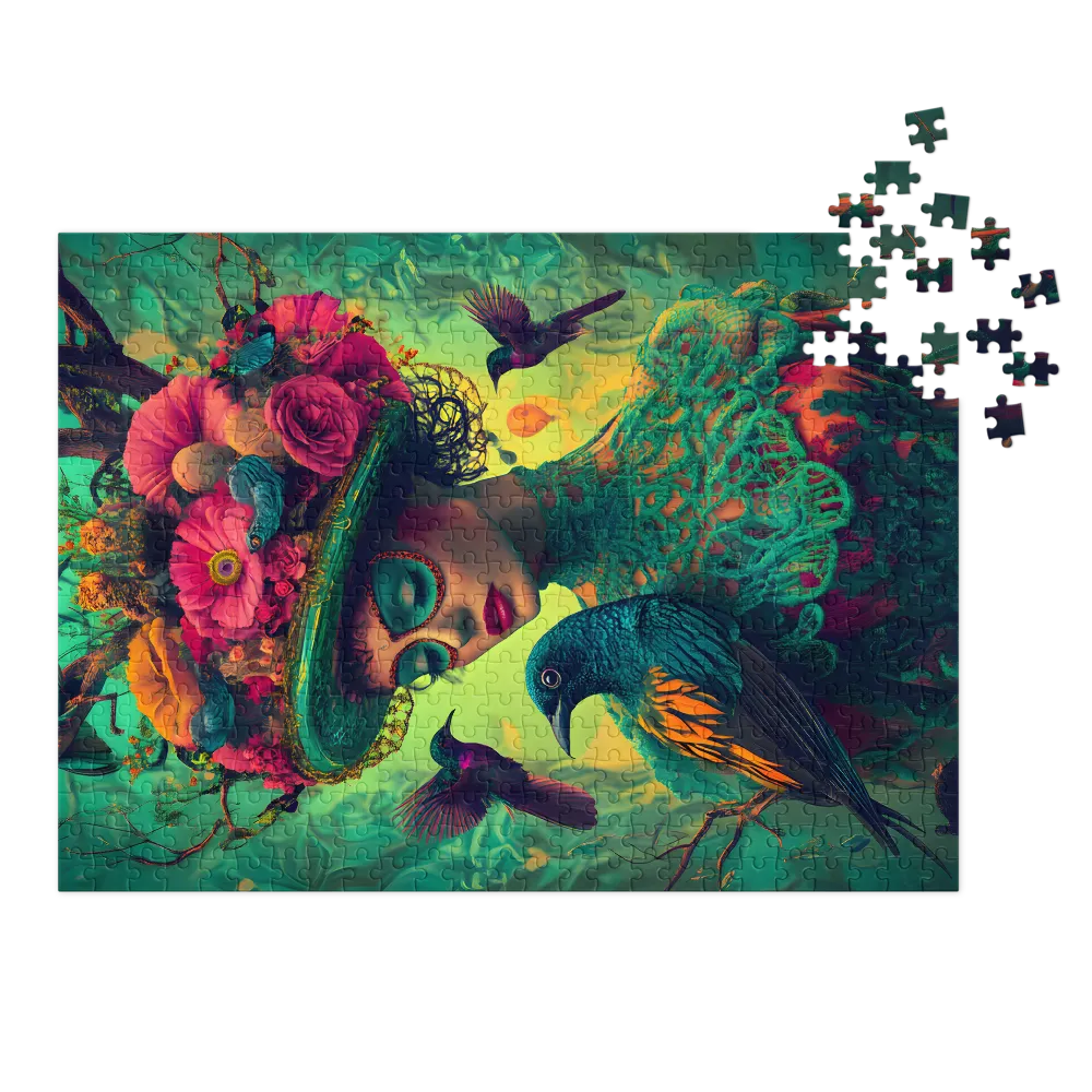 Nature's Embrace 
 Jigsaw Puzzle in Tin Box