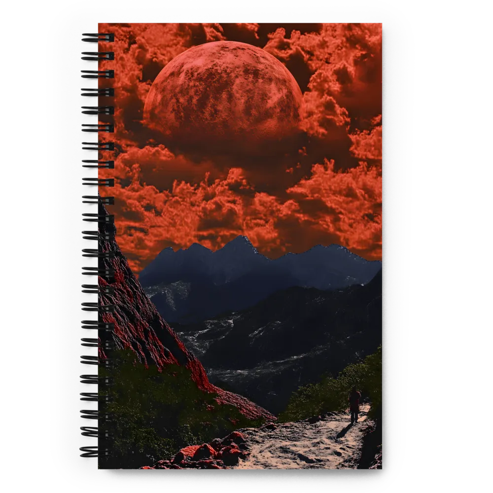 Solitary Journey on the Red Planet 
 Spiral Notebook | 140 pages