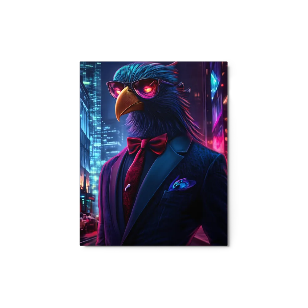 Stylized Bird in Suit
