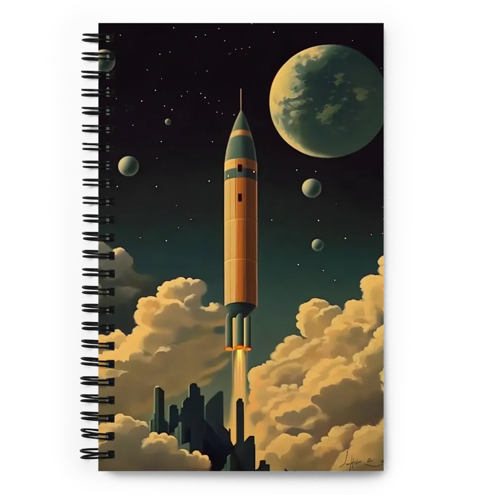 Cosmic Ascent 
 Spiral Notebook | 140 pages