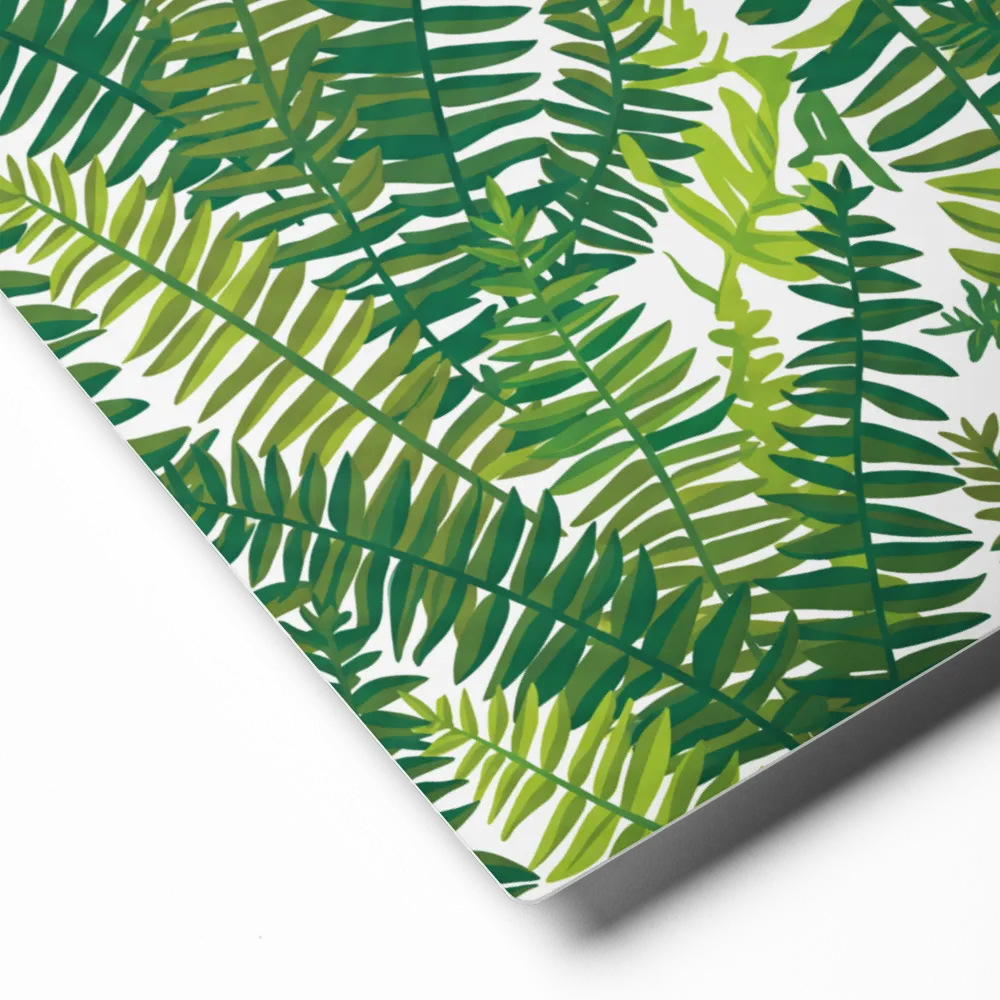 Verdant Fern Dance 
 Poster with Red oak Frame | 20″x 30″