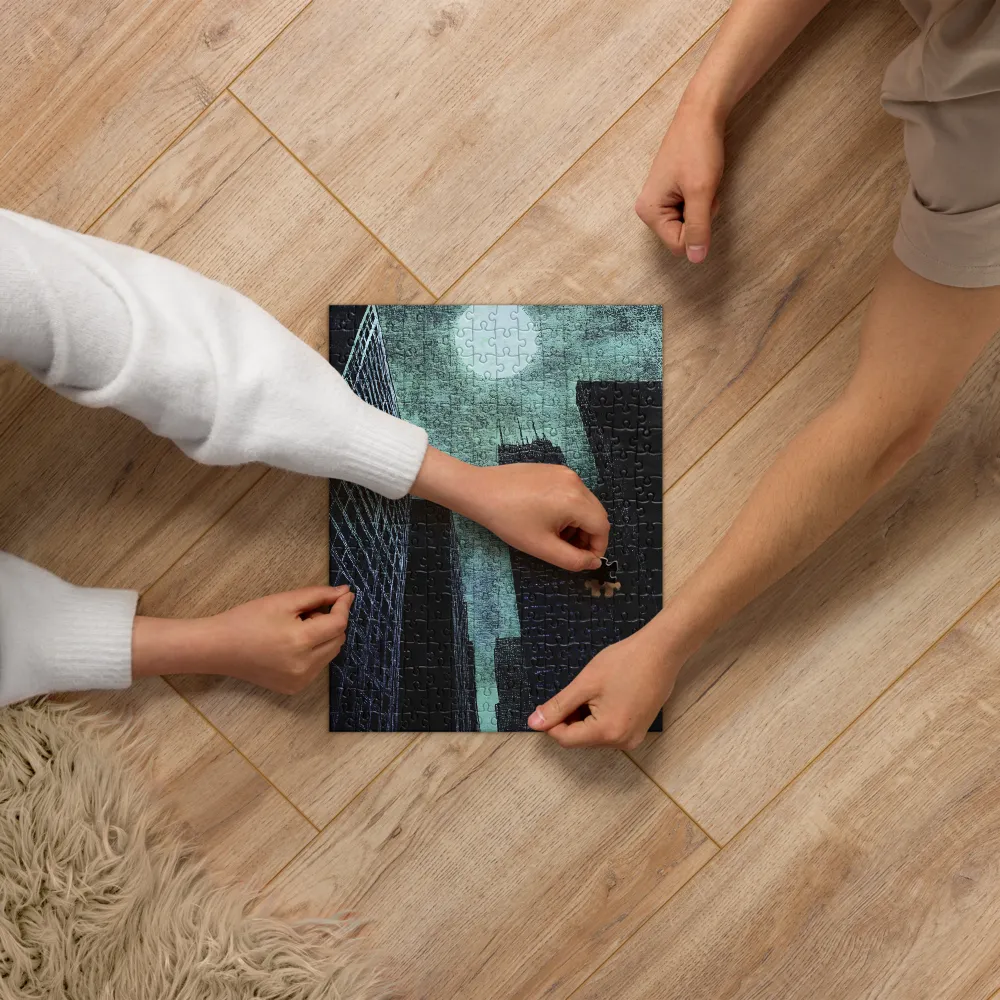 Lunar Cityscape 
 Jigsaw Puzzle