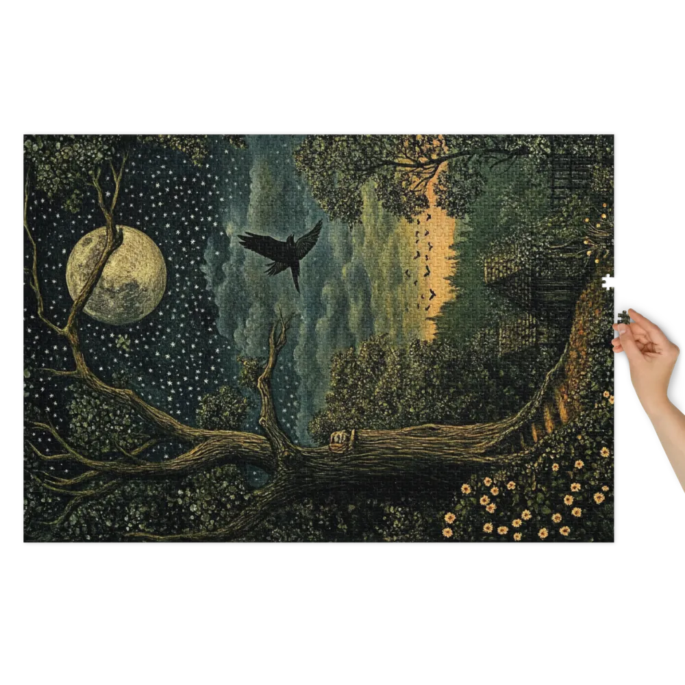 Guardião da Floresta Noturna 
 Puzzle em caixa de metal