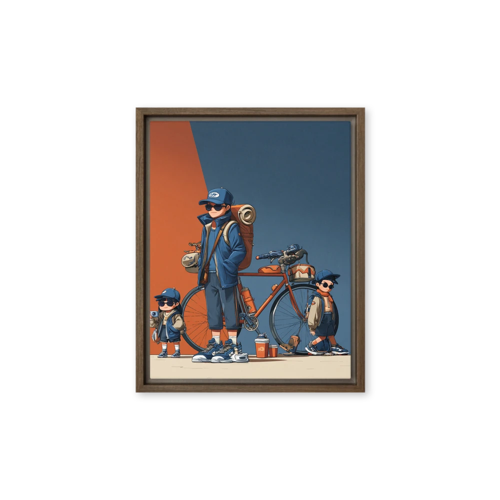 Urban Explorers' Journey | Art Print