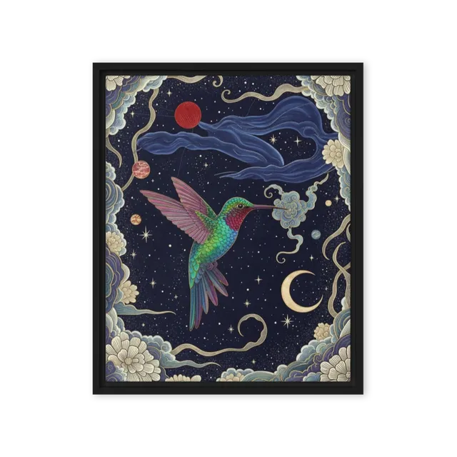 Celestial Hummingbird | Art Print