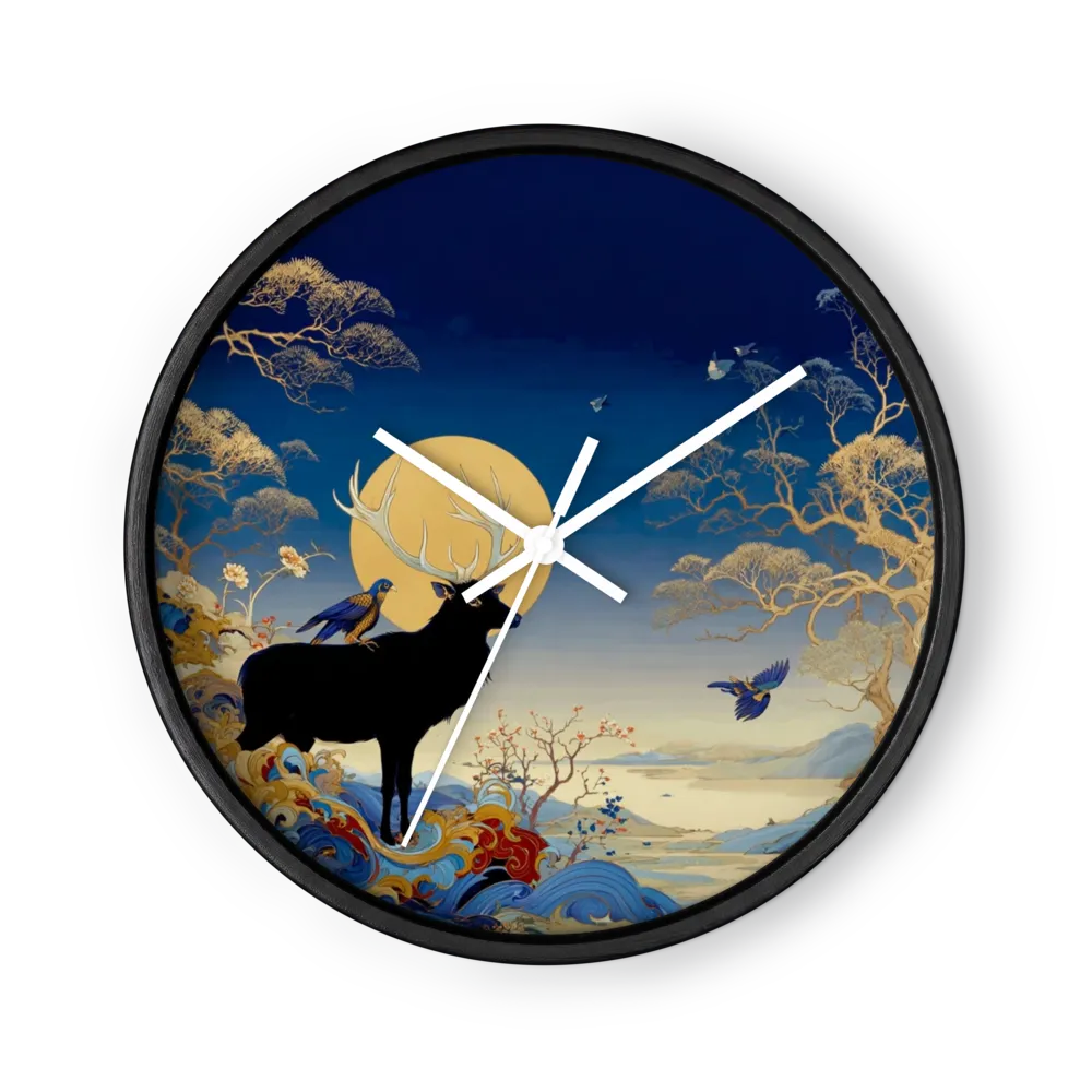 Celestial Stag under Full Moon