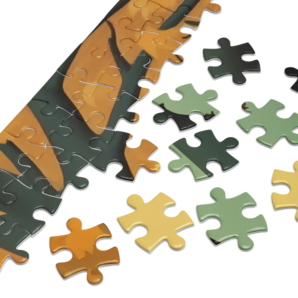 Autumnal City Stroll 
 Jigsaw Puzzle in Tin Box