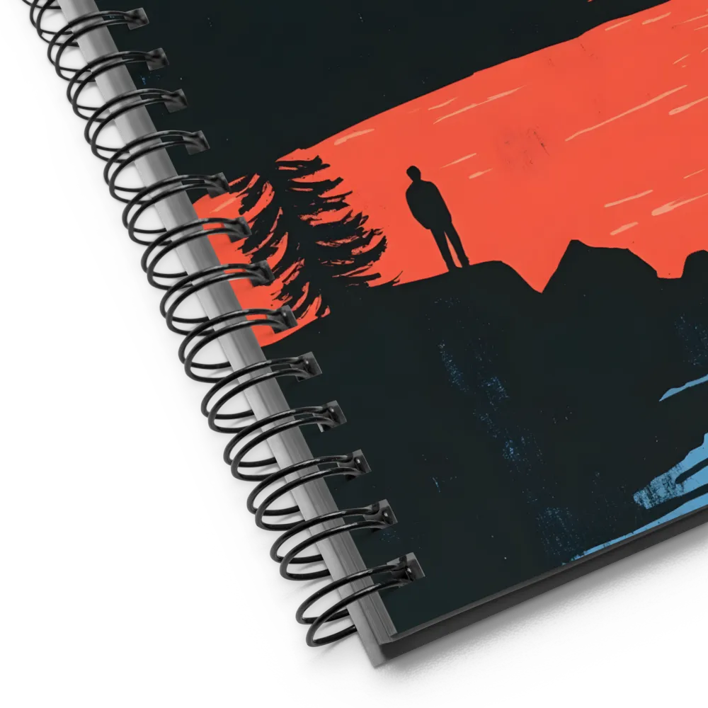 Solitude by the Red Lake 
 Spiral Notebook | 140 pages