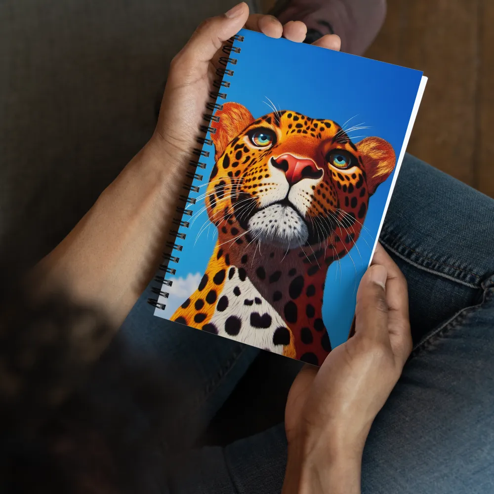 Azure Gaze 
 Spiral Notebook | 140 pages